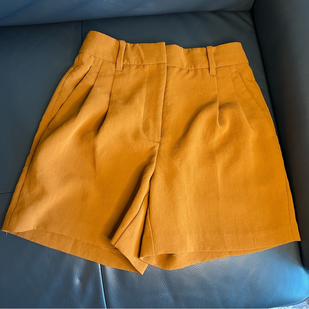 Wilfred Aritzia fall colored shorts